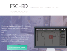 Tablet Screenshot of fashionchalkboard.com